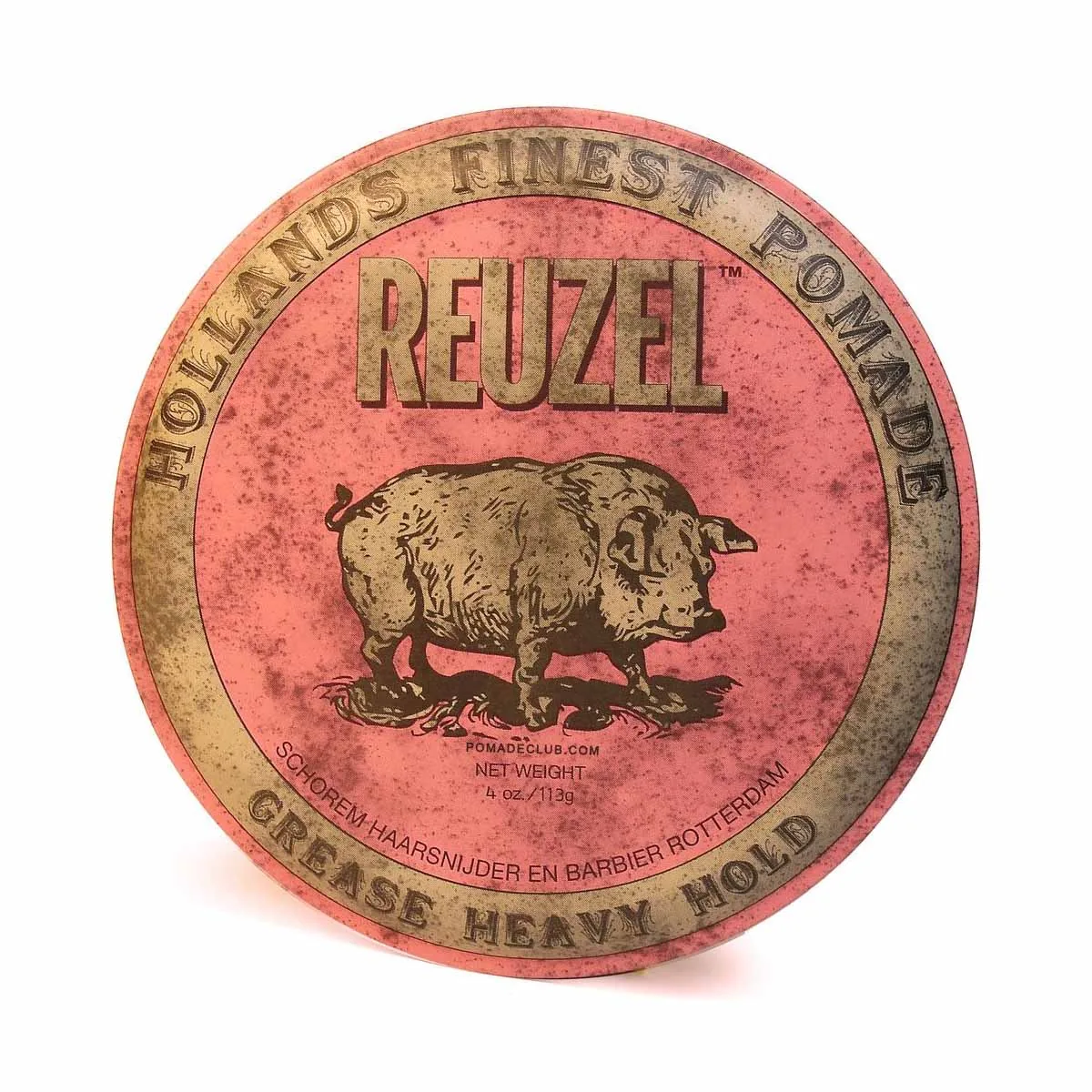 Reuzel Pink Pomade — Grease, Heavy Hold, 4 oz