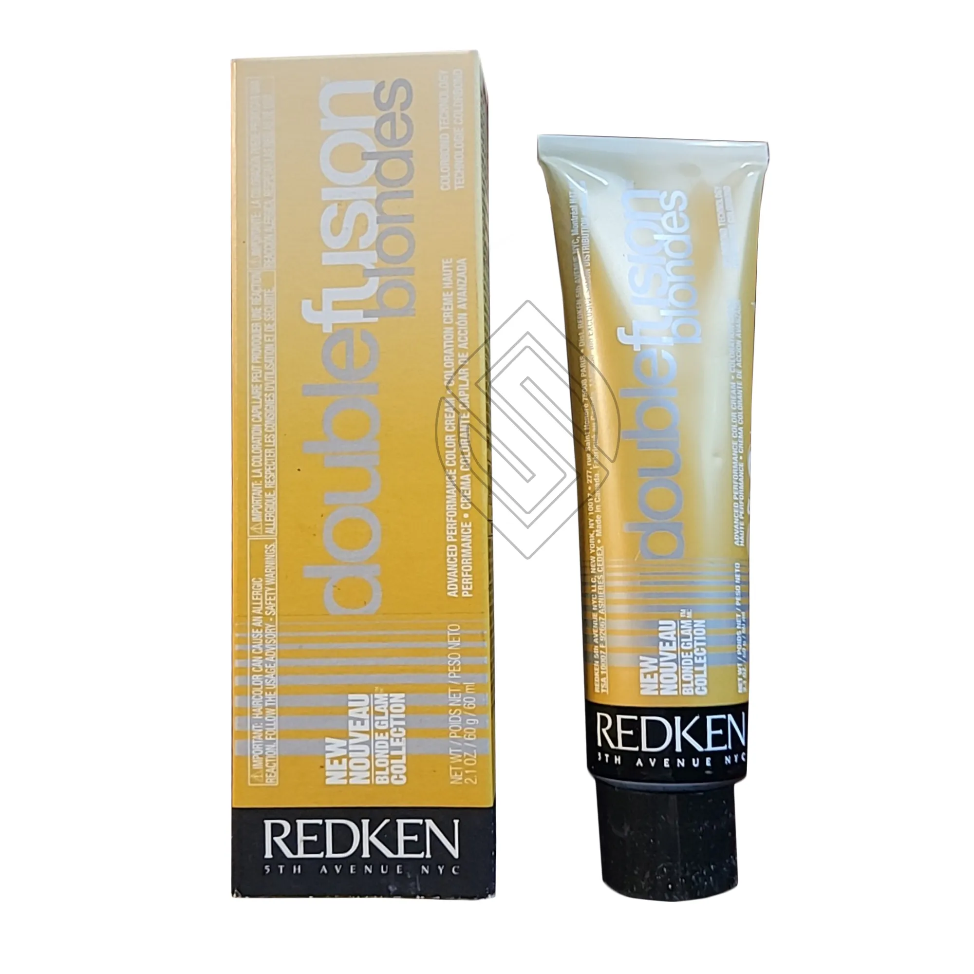 Redken Double Fusion Blonde Titanium Cream Hair Color, 2.1 oz